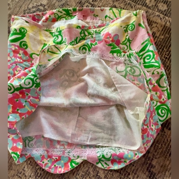 Lilly Pulitzer Mariposa Callie Scalloped Edge Skirt Preppy Resortwear Size 10 - Picture 5 of 10
